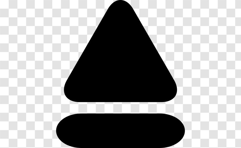 Right Triangle Hypotenuse - Symbol - Blackandwhite Transparent PNG