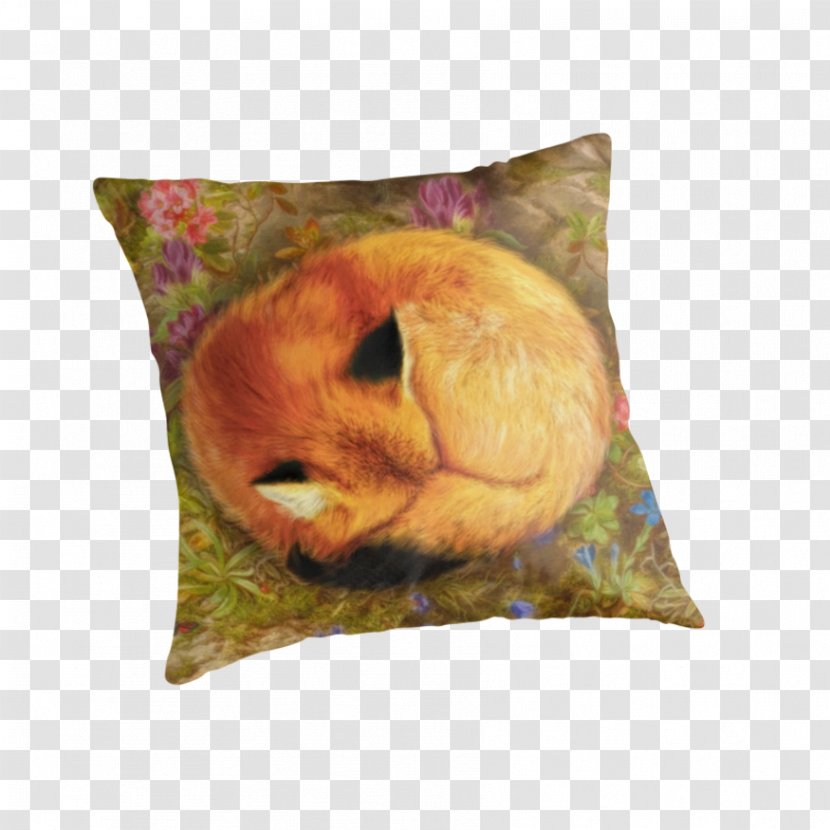 Throw Pillows Tapestry Dog Fox Snout - Artist - Throwing Rubbish Transparent PNG