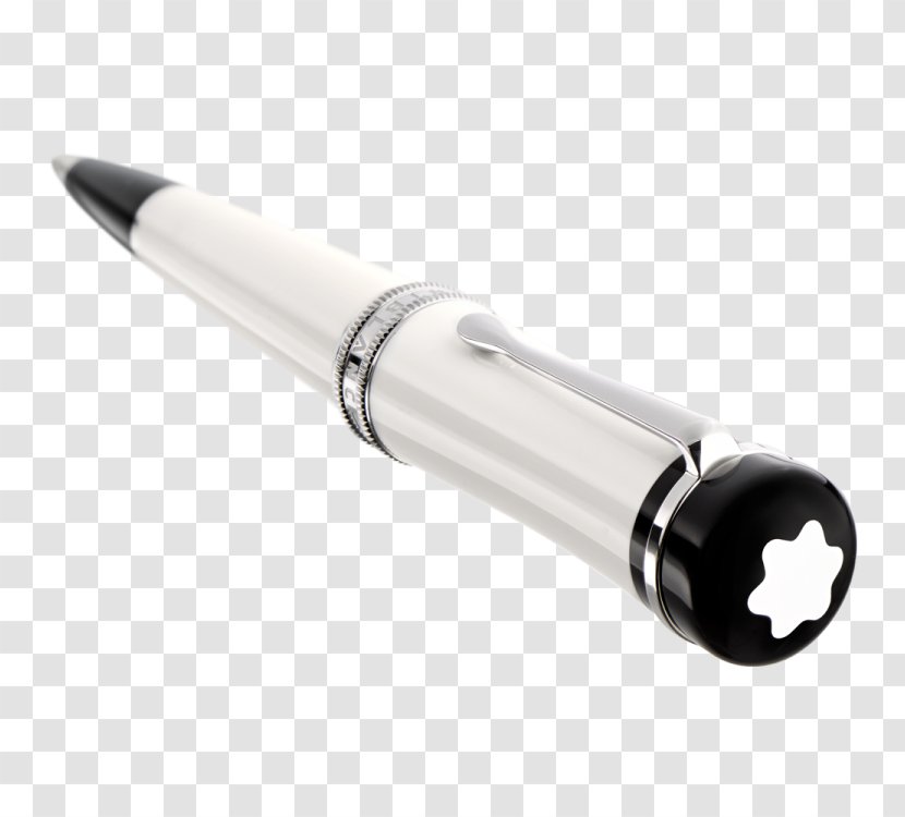 Ballpoint Pen Montblanc Meisterstück White - Starwalker Transparent PNG