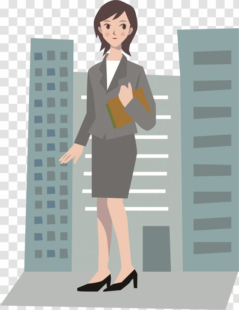 Clip Art - Frame - Office Lady Transparent PNG