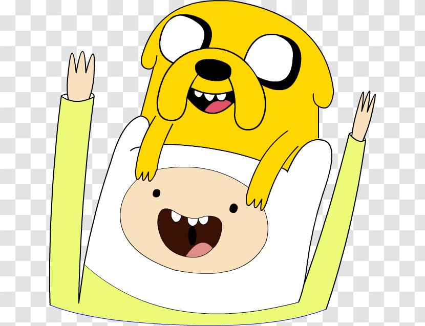 Finn The Human Jake Dog Adventure Cartoon Network - Yellow Transparent PNG