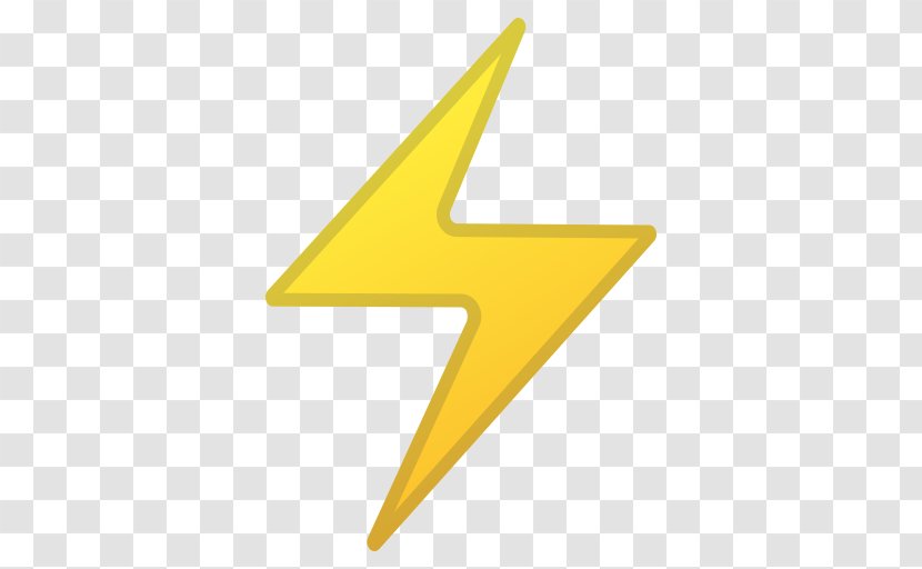Emoji High Voltage Lightning Sticker - Github Transparent PNG