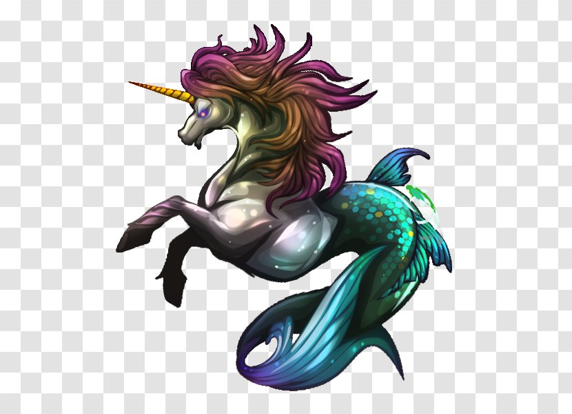 Art Dragon Mermaid Legendary Creature Monster - Fairy Tale - Water Unicorn Transparent PNG