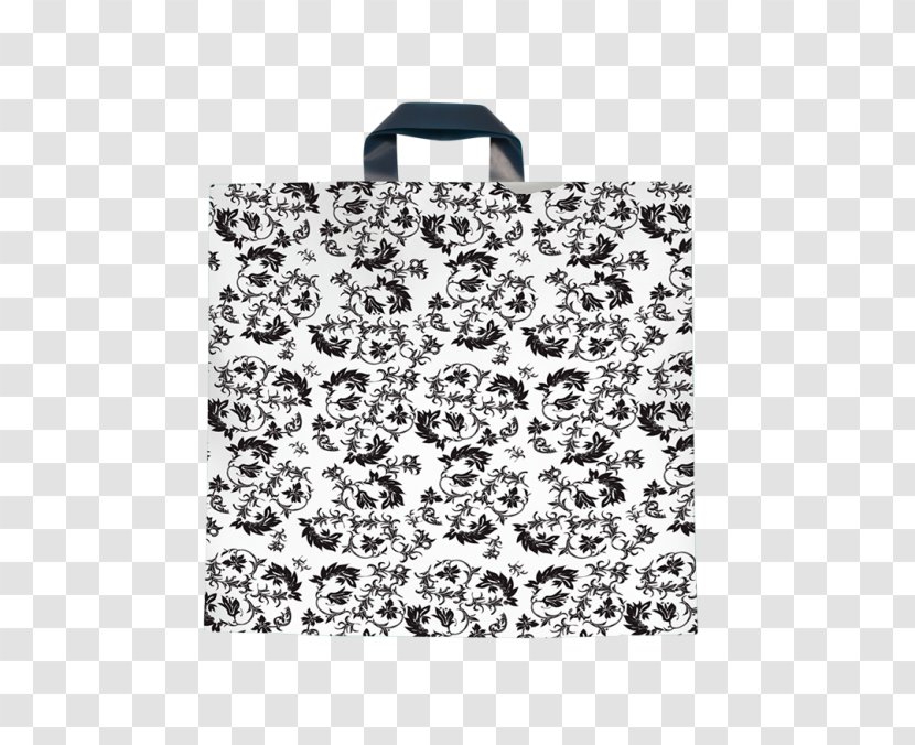White Handbag Black Color Cornflower Blue - Plastic Bag Packing Transparent PNG