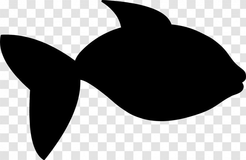 Clip Art Dolphin Silhouette Black M - Blackandwhite Transparent PNG