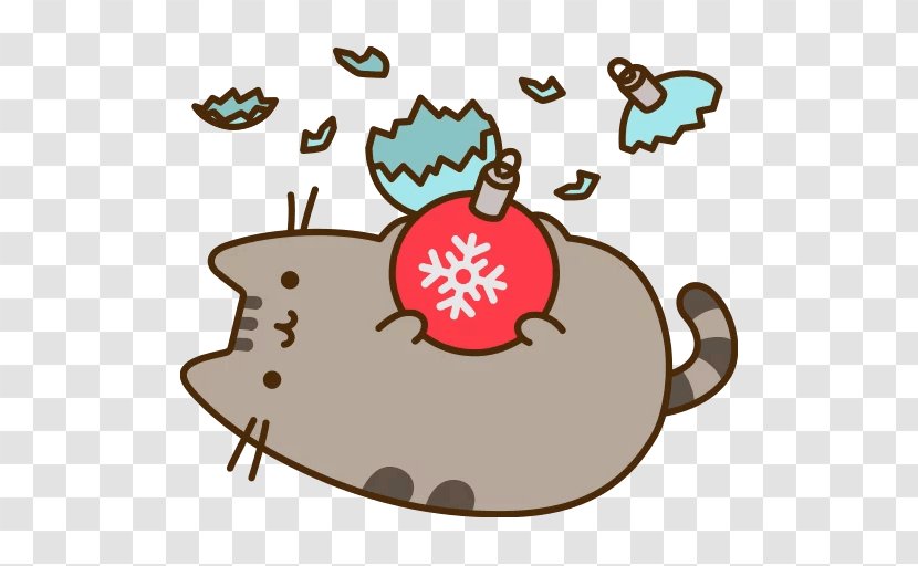 Pusheen Telegram Sticker Instant Messaging Clip Art - Flower - Animal Transparent PNG