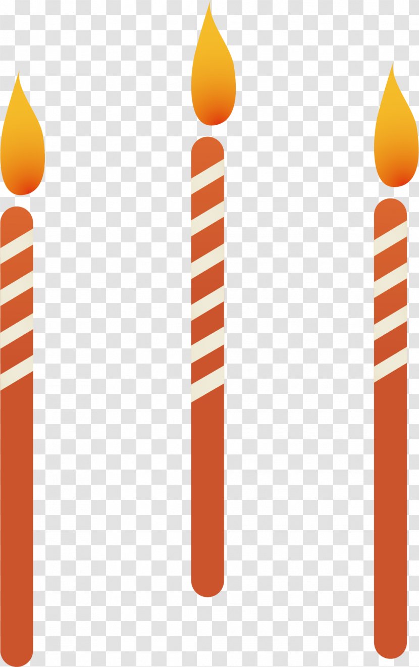 Candle Download - Orange - Candles Vector Material Transparent PNG