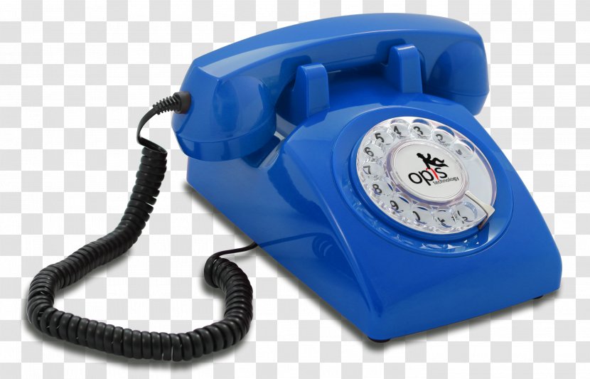 Rotary Dial Home & Business Phones Telephone Mobile Retro Style - Pulse Dialing Transparent PNG