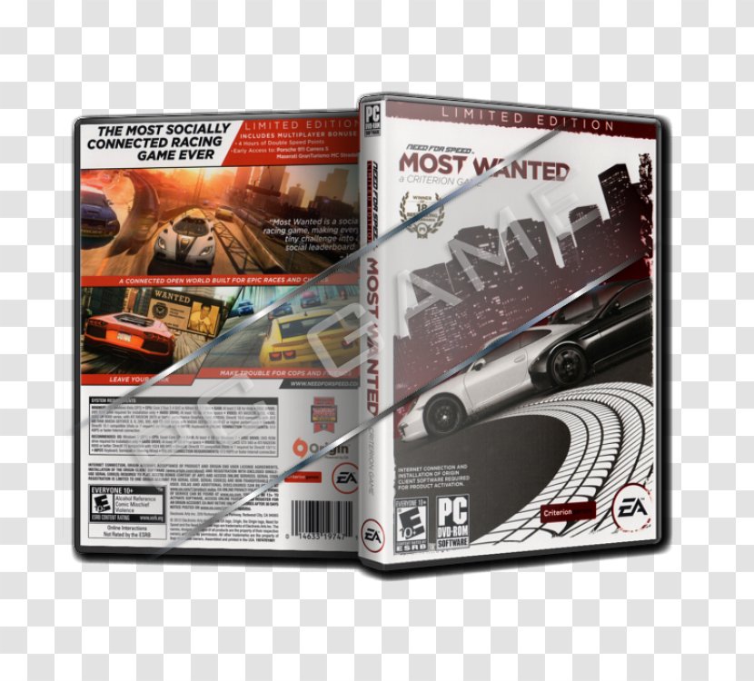 PlayStation 2 Need For Speed: Most Wanted Xbox 360 Video Game - Consoles Transparent PNG
