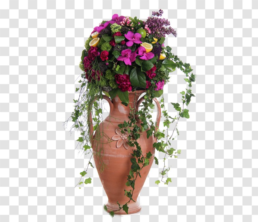 Floral Design Flower Bouquet Vase Cut Flowers - Flora Transparent PNG