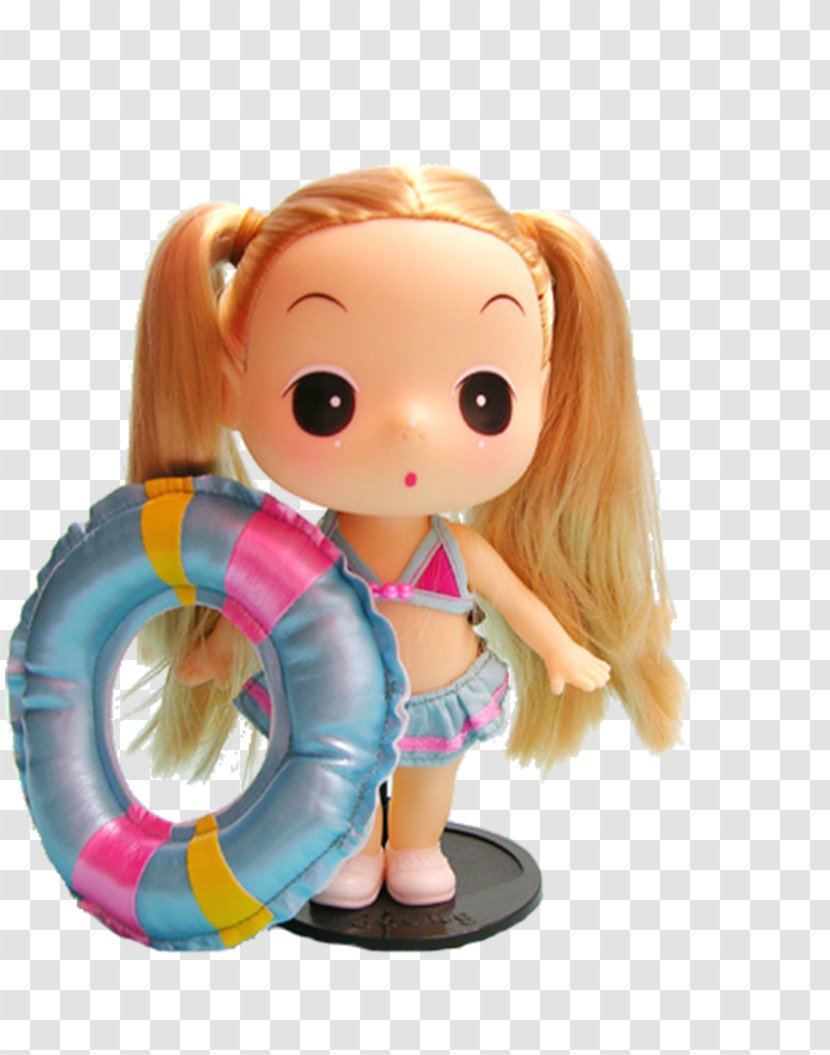 Doll Toy Designer - Watercolor - Swimming Laps Transparent PNG