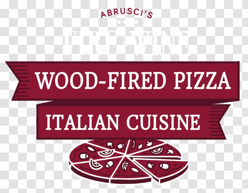 Italian Cuisine Abrusci's Fire And Vine Pizza Beer Wood-fired Oven - Logo Transparent PNG