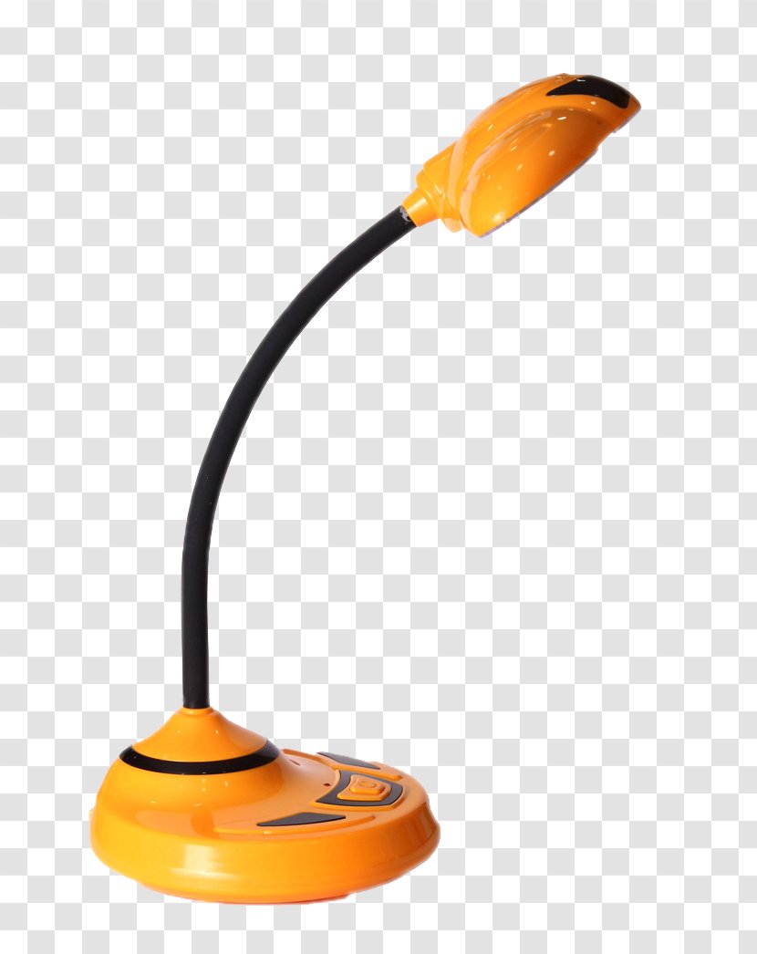 Yellow Lampe De Bureau Designer - Free Lamp Creative Pull Material Transparent PNG