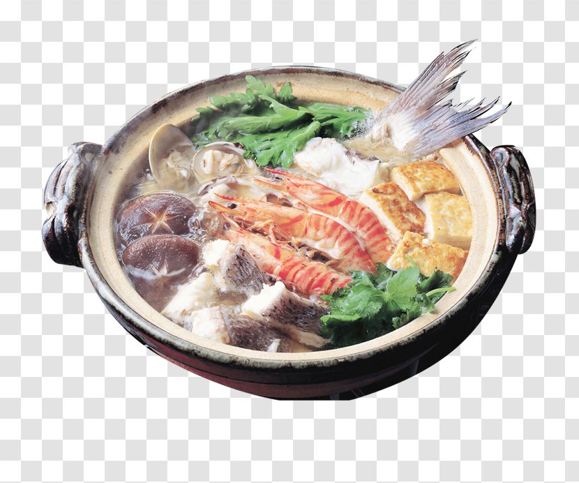 Hot Pot Nabemono Shabu-shabu Japanese Cuisine Clam - Ingredient - Fish Stew Transparent PNG