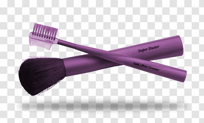 Cosmetics Makeup Brush Make-up - Painting - Purple Material Transparent PNG