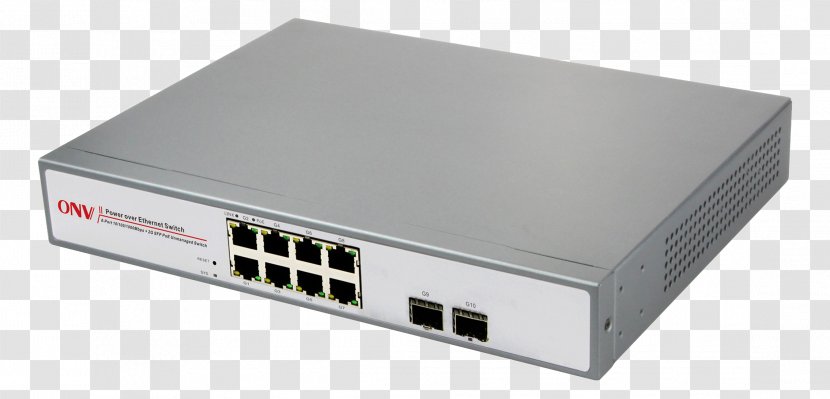 Ethernet Hub Power Over Network Switch Computer Port Wireless Access Points - Accessory - Poe Transparent PNG
