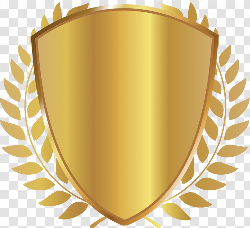 Business Financial Adviser Award Laurel Wreath - Services - Golden Shield Badge Transparent PNG