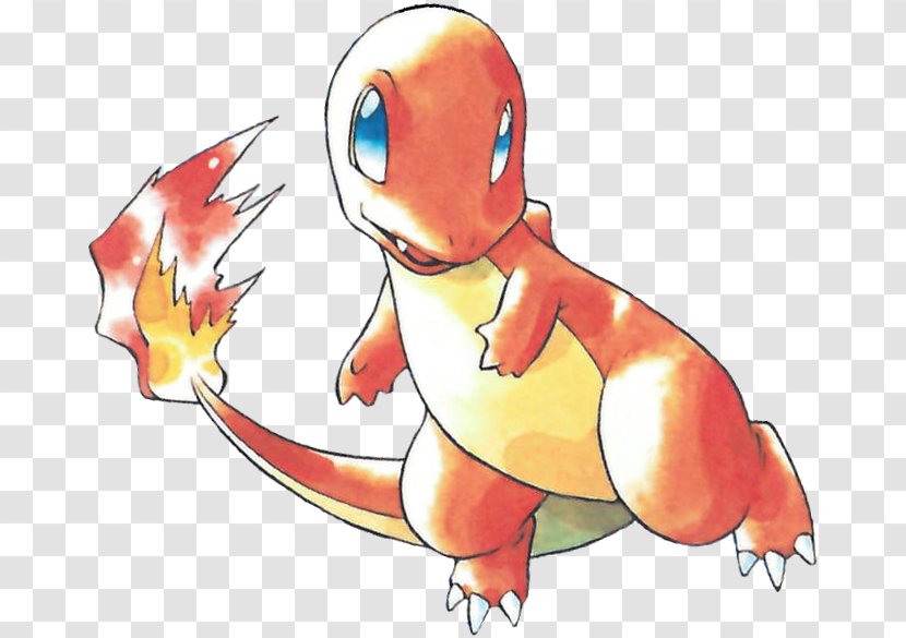 Pokémon Red And Blue FireRed LeafGreen Charmander Squirtle - Tail Transparent PNG