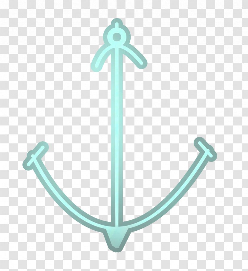 Anchor Watercraft Blue Icon - Symbol Transparent PNG