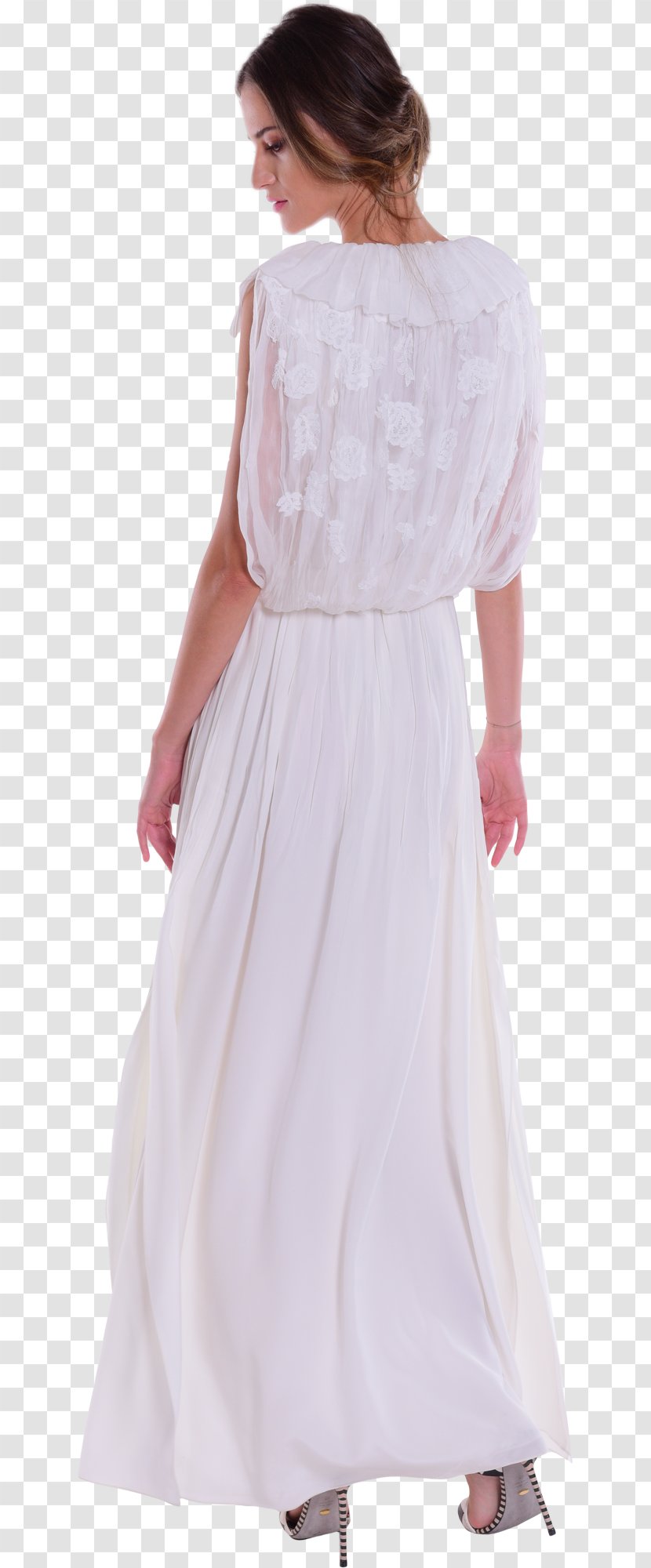 Cocktail Dress Clothing Sleeve Satin - Tree - White Gauze Transparent PNG