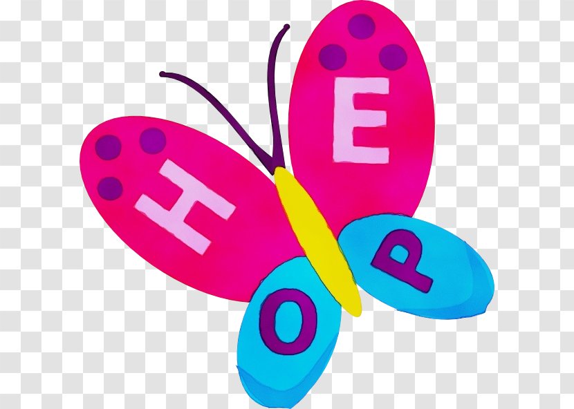 Watercolor Butterfly Background - Hope - Logo Insect Transparent PNG