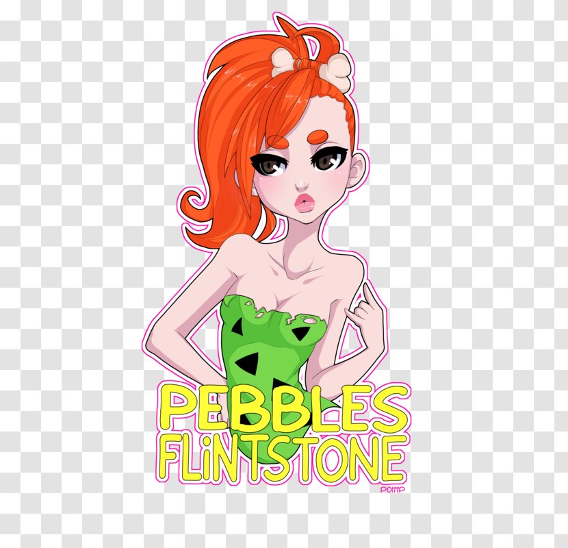 Pebbles Flinstone Wilma Flintstone Fred Drawing Image - Cartoon Transparent PNG