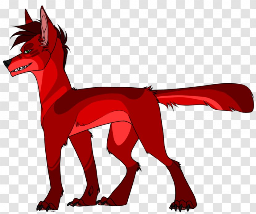 Canidae Dog Demon Cartoon - Fictional Character Transparent PNG