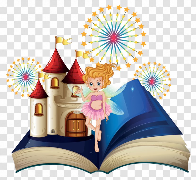 Fairy Tale Drawing Clip Art - Magic Book Transparent PNG
