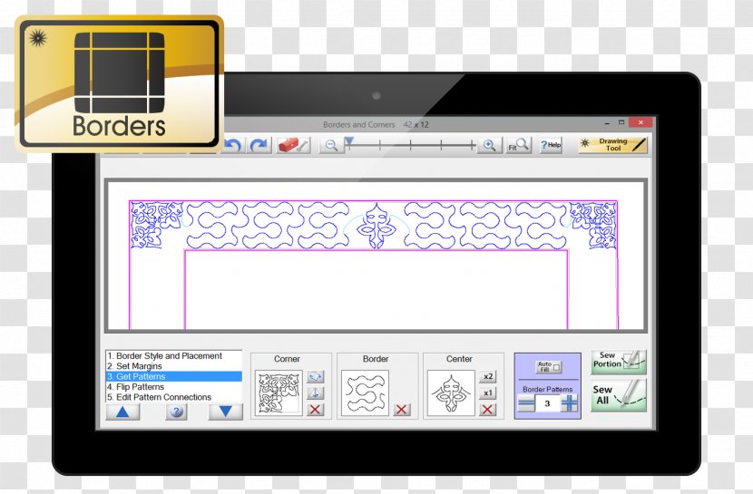 Quilting Display Device Font Gold - Media - Electronics Transparent PNG