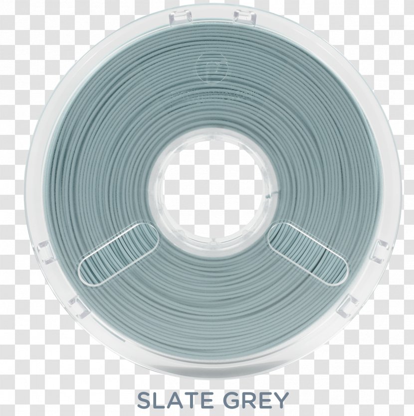 3D Printing Filament Grey Color Yellow Slate Gray - Spool Transparent PNG