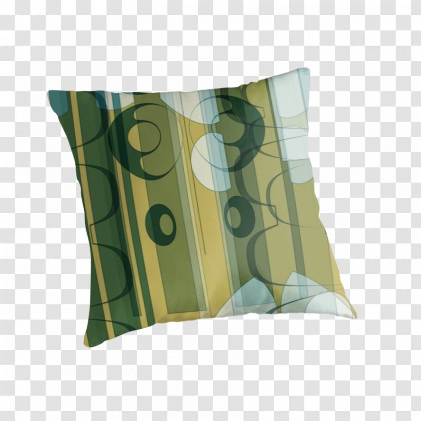 Throw Pillows Cushion Rectangle - Linens - Green Pillow Transparent PNG