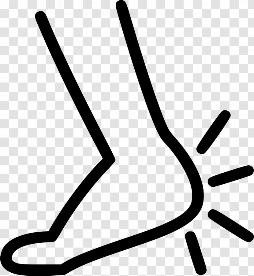 Heel Clip Art - Hand - Black And White Transparent PNG