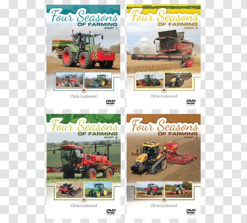 Agriculture Farm Agricultural Machinery Tractor Plough - Crop - Four Seasons Transparent PNG