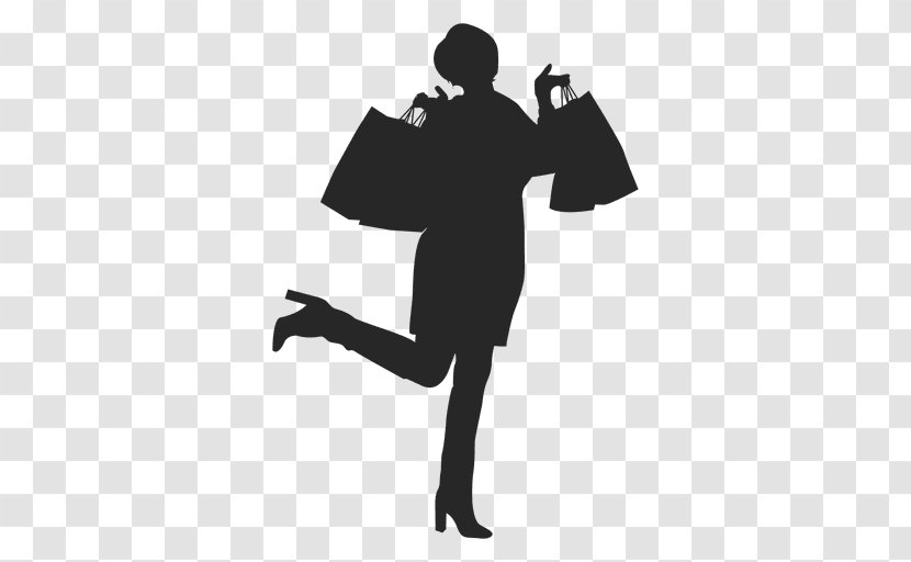 Silhouette Mystery Shopping Woman - Female Transparent PNG