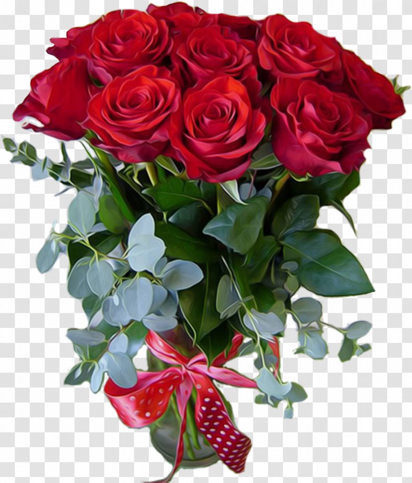 Garden Roses Animaatio Flower Bouquet - Rosa Centifolia - Beautiful Transparent PNG