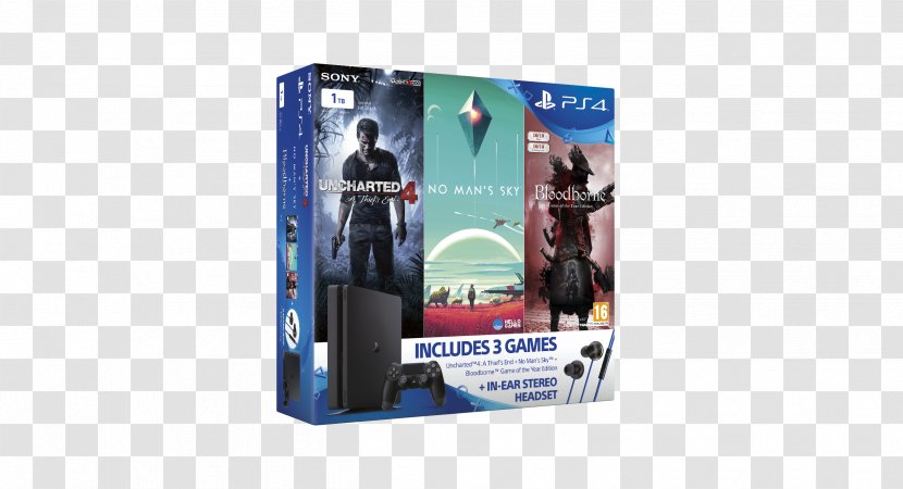 Uncharted 4: A Thief's End PlayStation 4 3 Uncharted: Drake's Fortune - Display Advertising - Bundles Transparent PNG