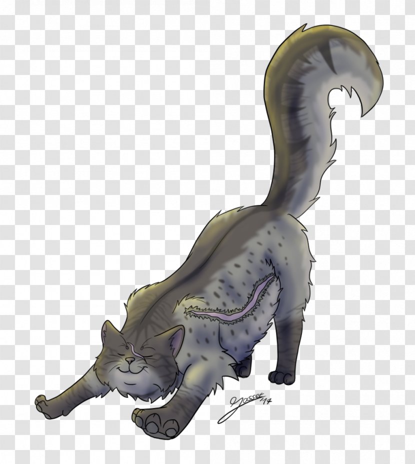 Cat Figurine Tail Jaw Animal Transparent PNG