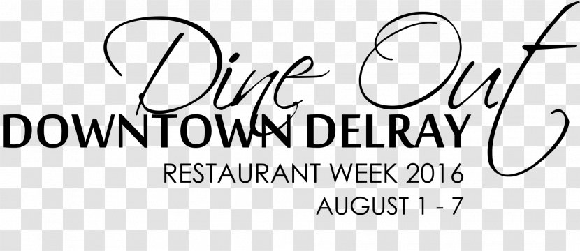 Day Spa Delray Beach Downtown Development Authority New York Restaurant Week Brand Aesthetics - Monochrome - Banner Transparent PNG