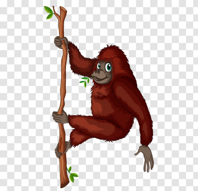 Orangutan King Louie Clip Art - Animation Transparent PNG