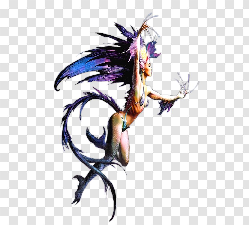 Féerie Fairy Character - Art - Fantasy Mermaid Transparent PNG