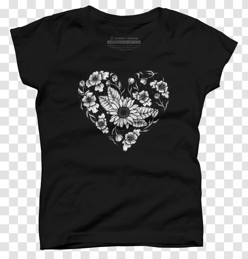 T-shirt Hoodie Clothing Top - Neck - Floral Shirt Transparent PNG