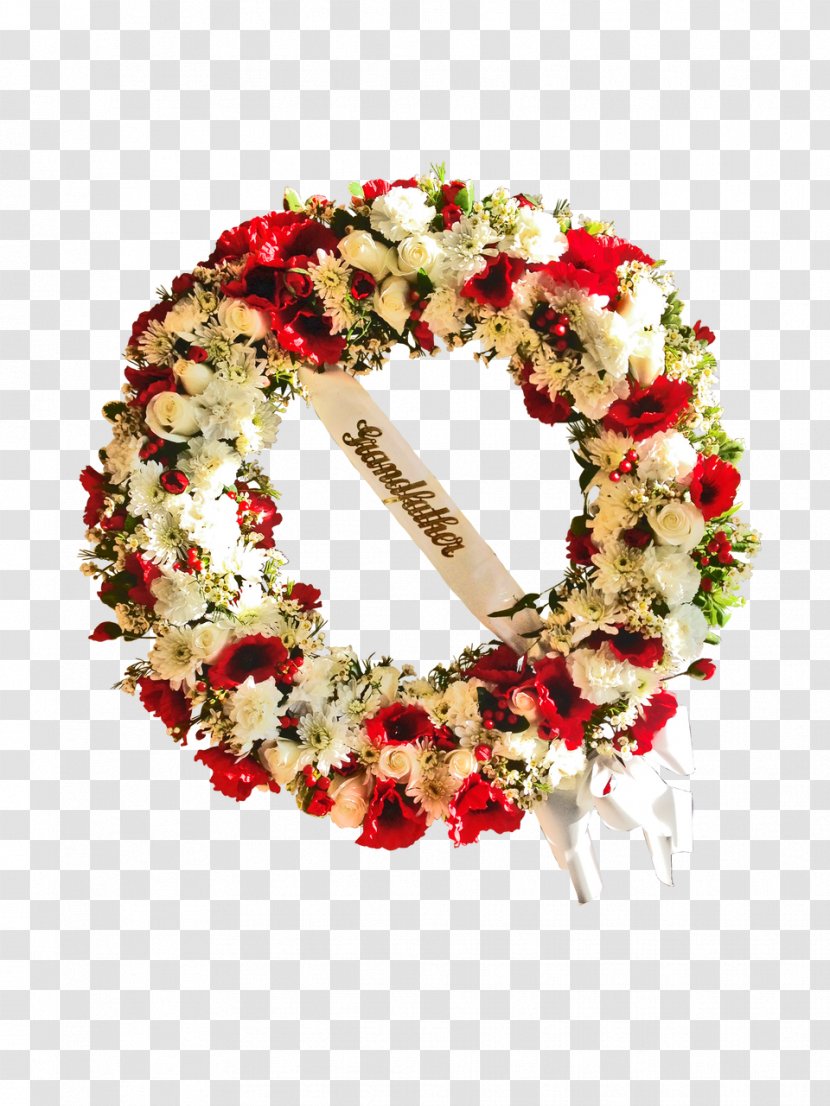 Wreath Flower Bouquet Floristry Floral Design - Funeral Transparent PNG