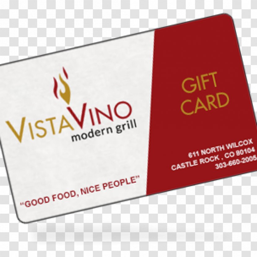 Gift Card VistaVino Modern Grill Discounts And Allowances Credit Transparent PNG