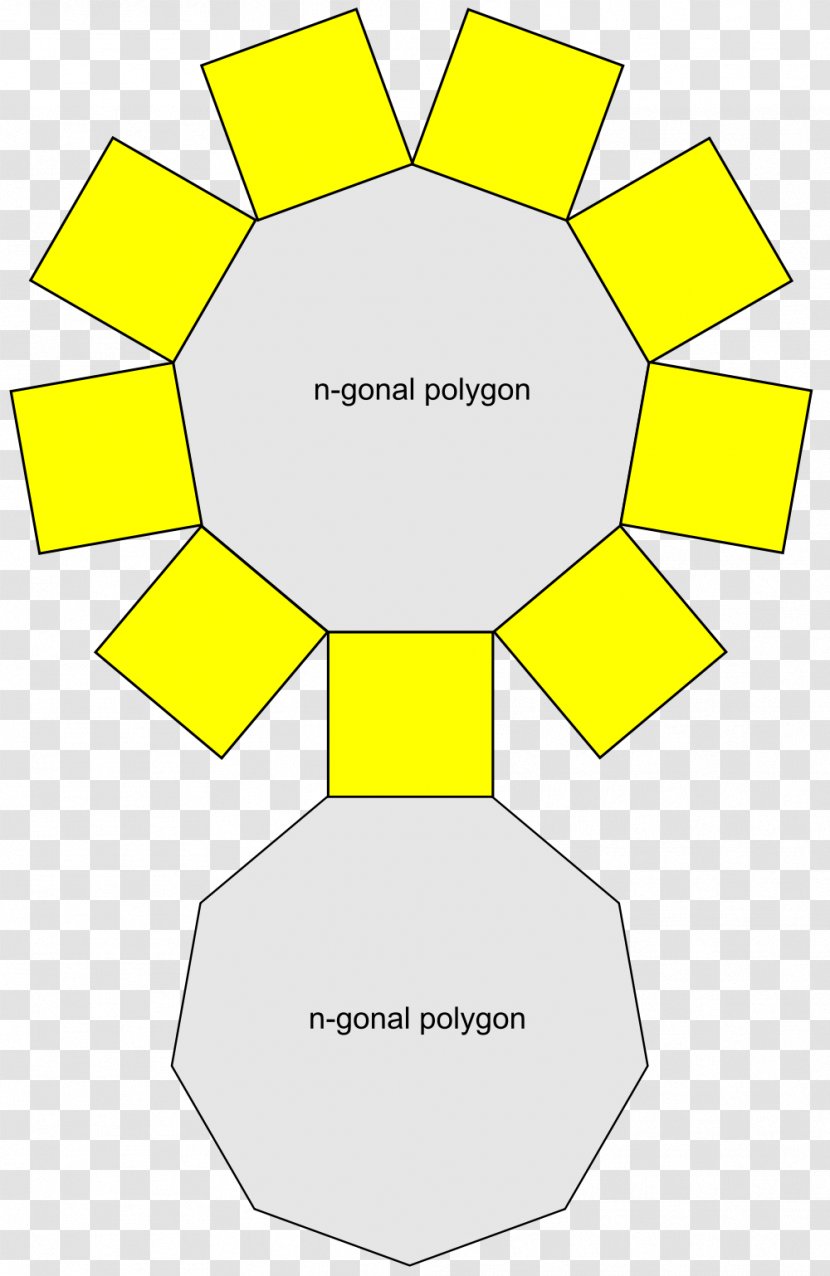 Decagonal Prism Geometry Octagonal Hexagonal - Face - Three-dimensional Icon Transparent PNG