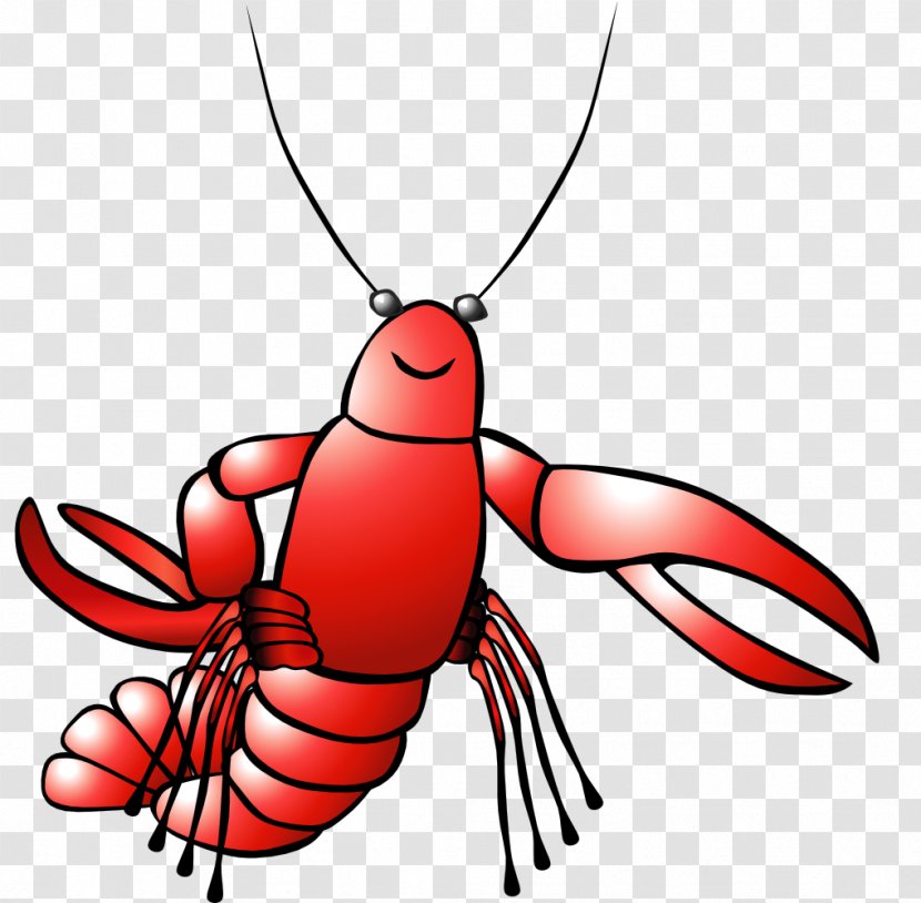 Lobster Cartoon Clip Art - Animation - Shrimps Transparent PNG