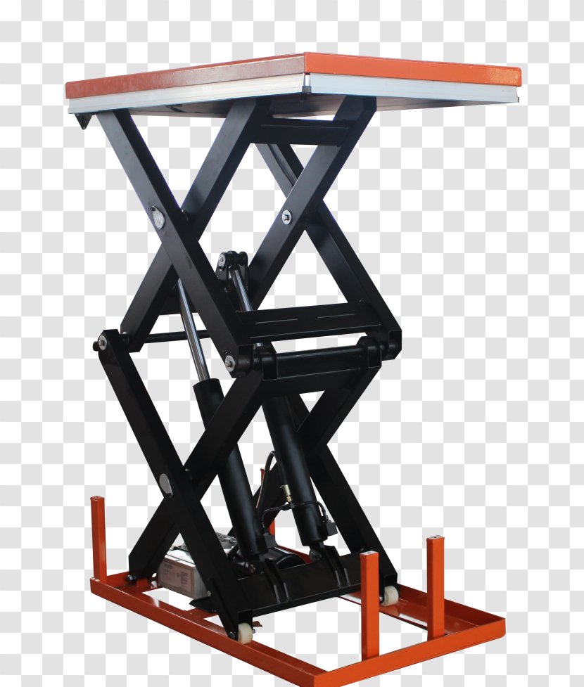 Lift Table Elevator Scissors Mechanism Aerial Work Platform Machine - Chain Conveyor - Qingdao Transparent PNG
