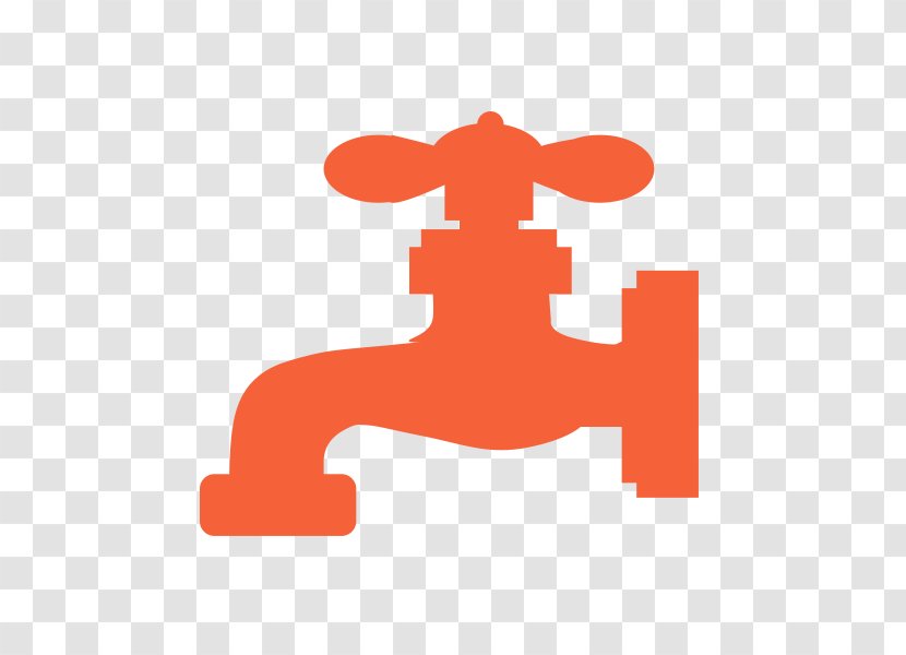 Water Tap Clip Art - Orange - Lawn Run Transparent PNG