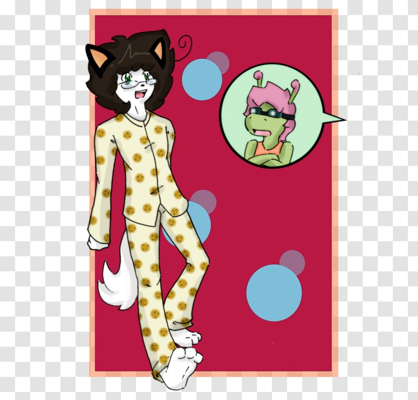 Cat Graphic Design Clip Art - Frame - Pajama Party Transparent PNG