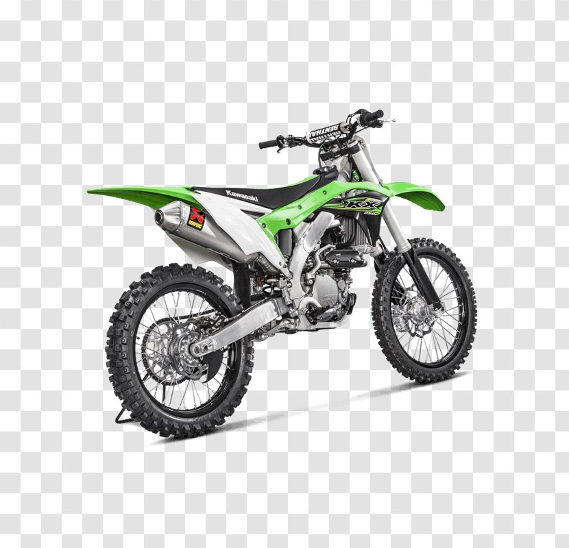 Kawasaki KX250F Exhaust System KX450F Motorcycle Akrapovič - Vehicle Transparent PNG