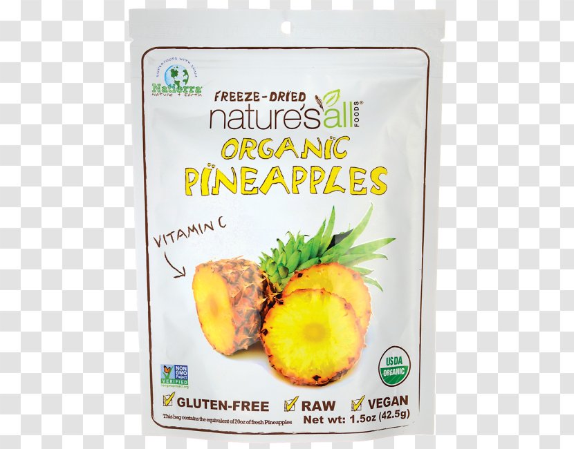 Pineapple Organic Food Vegetarian Cuisine Natural Foods - Dried Fruit Transparent PNG